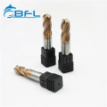 BFL Fresa CNC Карбид 4 флейты Шариковые концевые фрезы